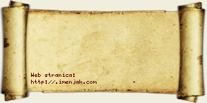 Jovana Starčević vizit kartica